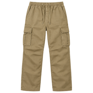 Khaki Canvas Cargo Pants for Men – Large